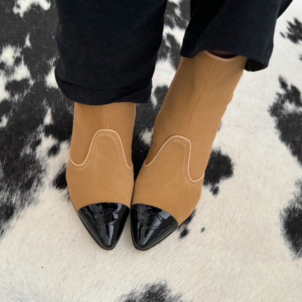 Gorgeous Chanel Ponyhair Boots
